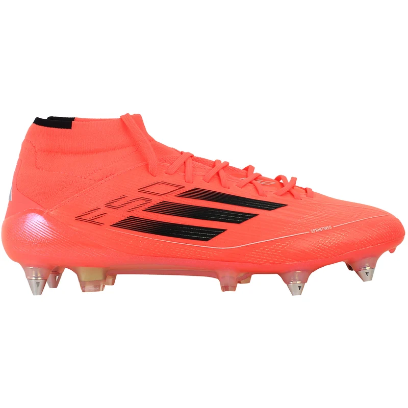 Adidas F50 Elite Mid SG Womens Orange Football Boots 8.5