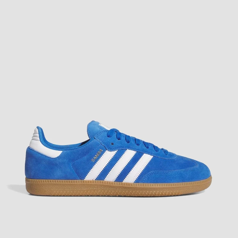 adidas Samba ADV Shoes - Bluebird/Ftwr White/Gold Met. 6uk / Bluebird/Ftwr White/Gold Met.