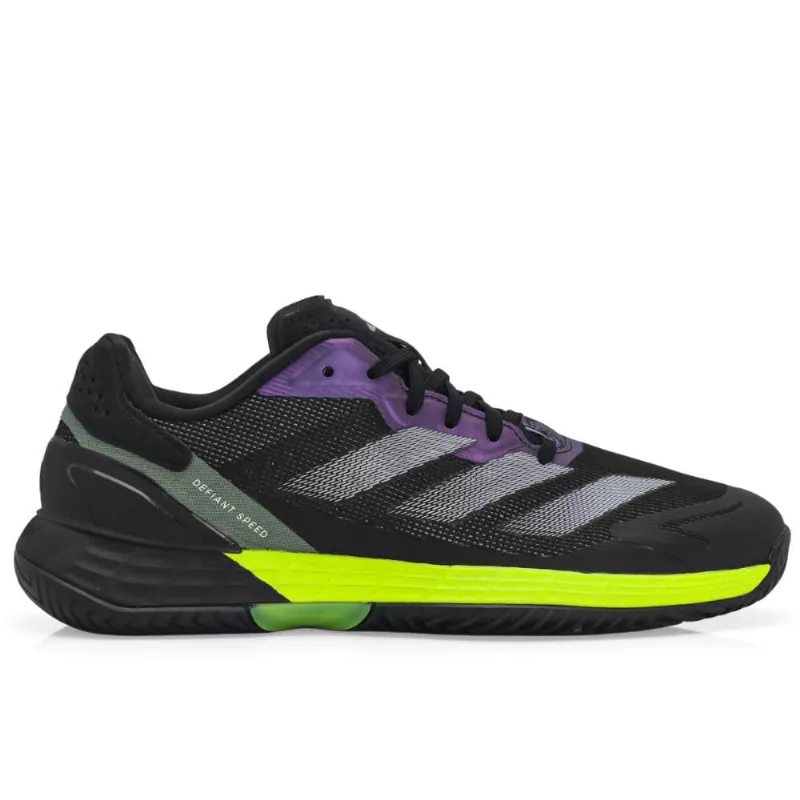 Tênis Adidas Defiant Speed 2 - All Court - Preto Cinza E Limão