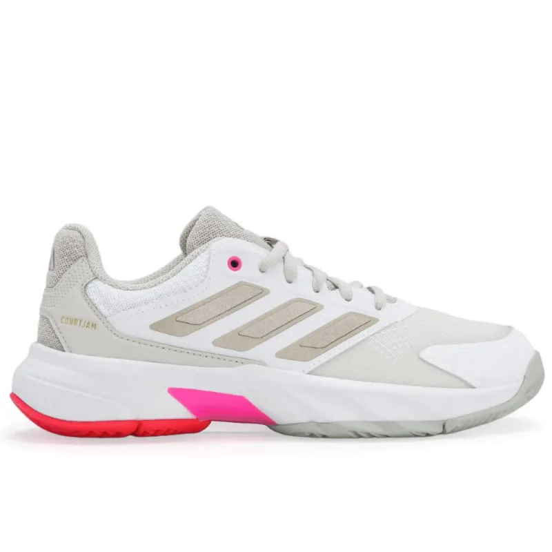 Tênis Adidas Courtjam Control 3 - All Court - Branco
