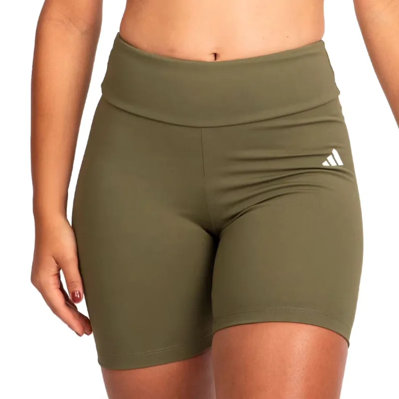 Short Feminino Adidas Treino Básico Verde/Branco - G