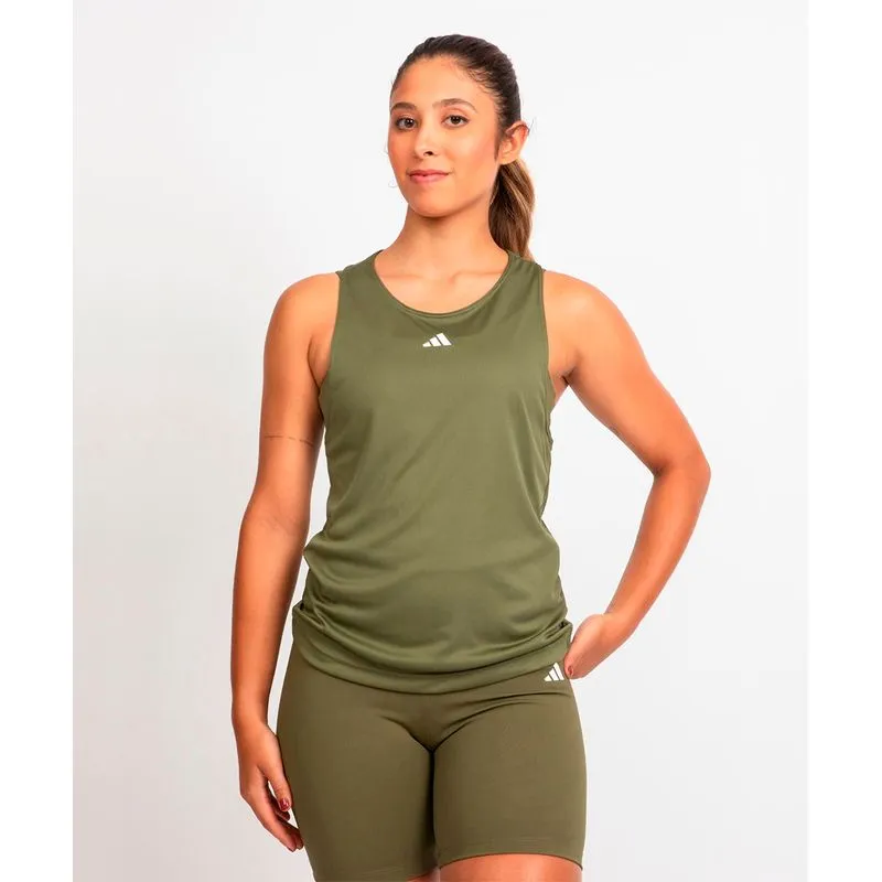 Regata Feminina Adidas Treino Basica FOCUS OLIVE PEQ