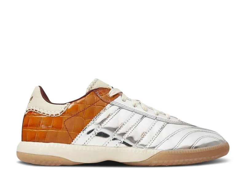 Adidas Samba Millennium Wales Bonner Silver Metallic Yellow Croc 47 1/3 EU