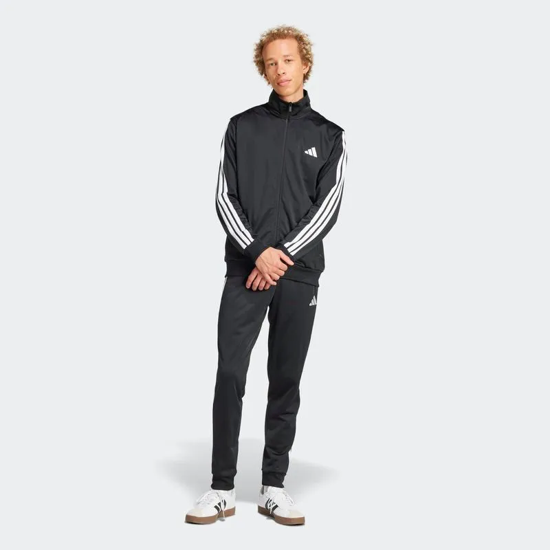 Conjunto Agasalho Masculino de Treino Adidas Preto Conjunto Agasalho Masculino de Fitness Adidas Preto, P
