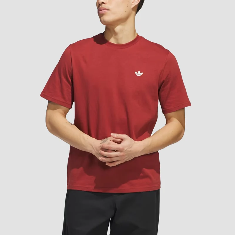 adidas 4.0 Logo T-Shirt (Gender Neutral) Preloved Ruby X-Large / Preloved Ruby