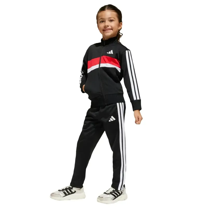 Conjunto Deportivo adidas Essentials Tiberio 3 Stripes Infantil Unisex JC7513 5-6 Años