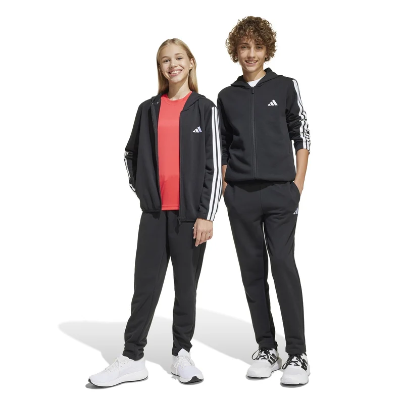 Pantalone Ragazzo Adidas Essentials Nero Bianco 9-10A