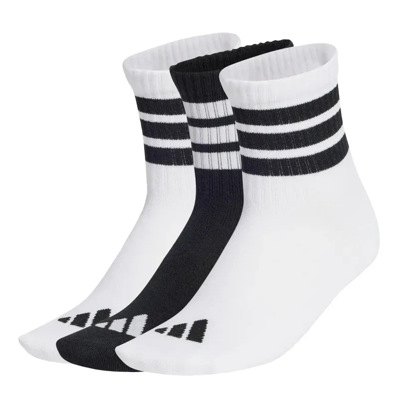 Calceta adidas Casual Ribbed 3 Pack Infantil Unisex JD1349 5-6.5 MD