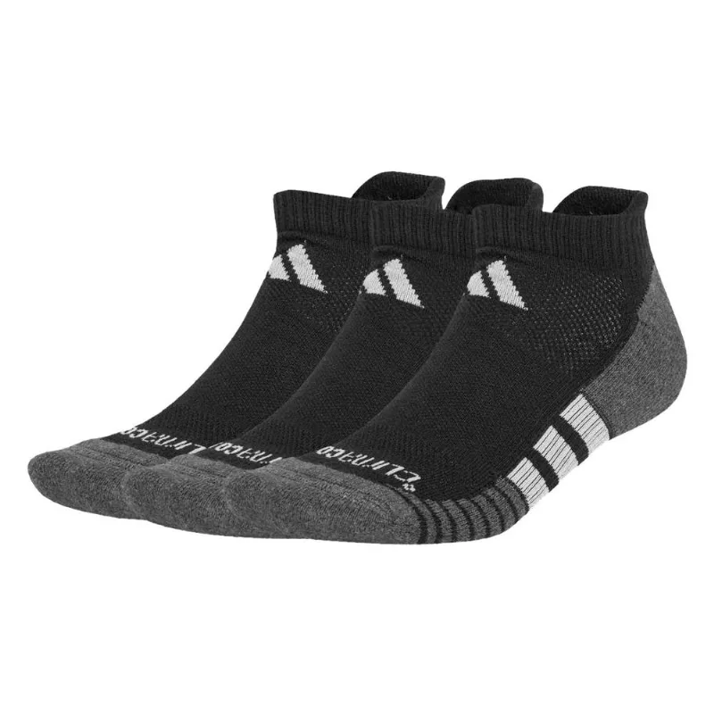 Kit Meia Adidas Casual Sport Cano Curto - 3 Pares - Unissex - Preto