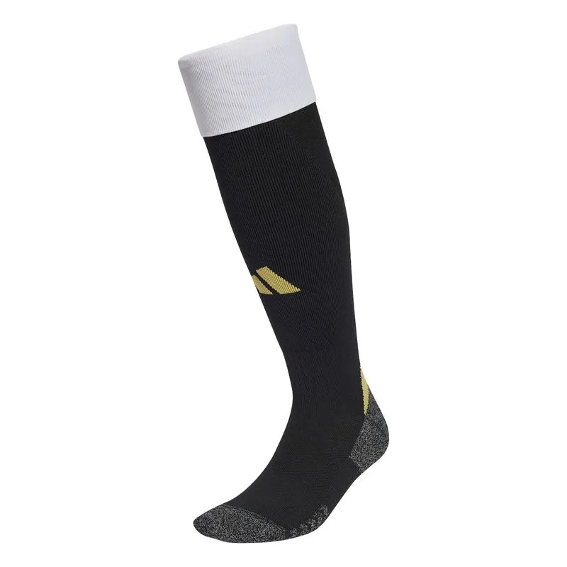 Meião Adidas Adi 24 Sock Club Unissex BLACK/WHITE/PYRITE - P