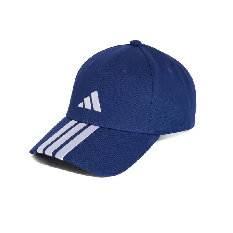 Boné Unissex Adidas Baseball Três Listras Azul/branco - U