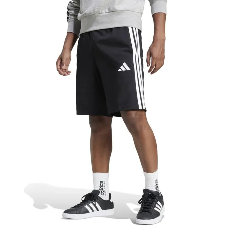 Bermuda Adidas 3 Stripes Alongado Masculina Preta/Branca P