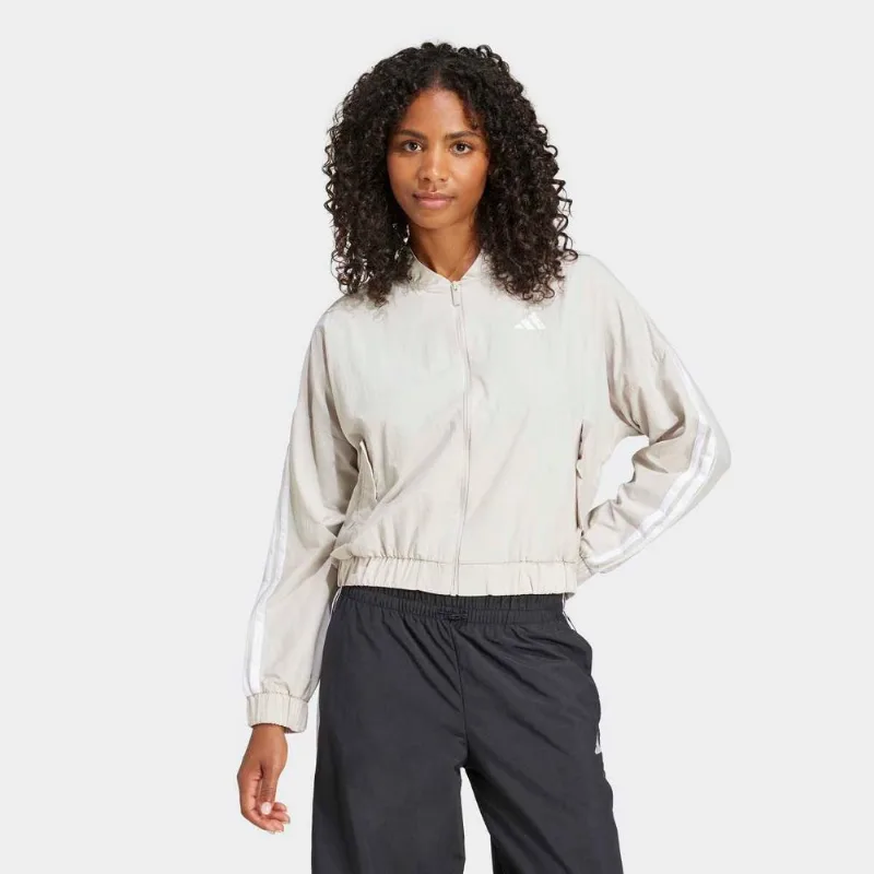 Jaqueta Adidas Casual Feminina - Feminino - Bege