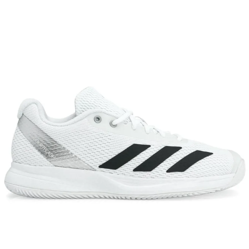 Tênis Adidas Courtflash Speed 2 Clay - Saibro - Branco e Preto