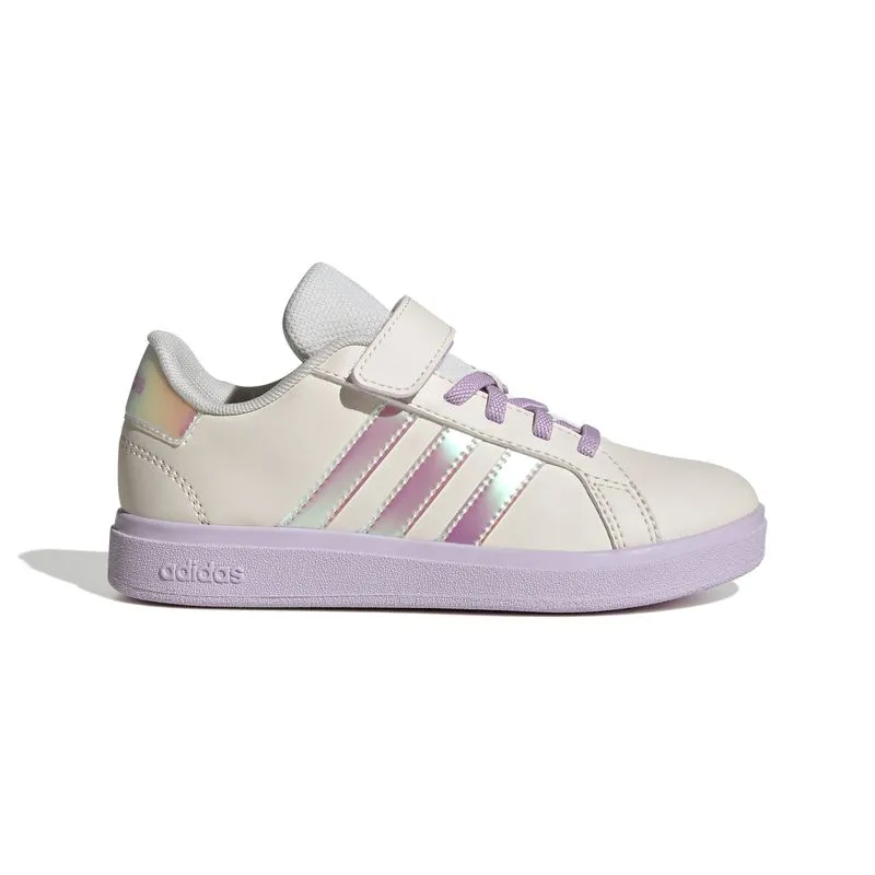 Tênis Adidas Grand Court Infantil Bege 29