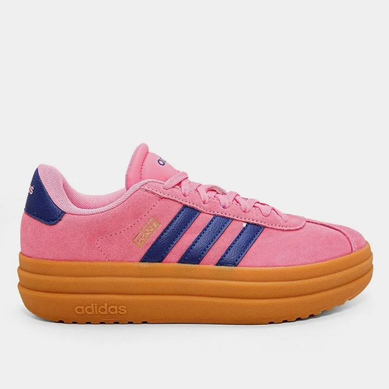Tênis Adidas VL Court Bold Feminino - Feminino - Rosa+Azul