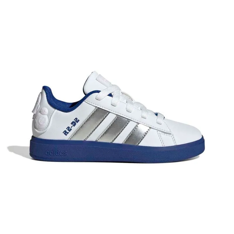 Tênis Adidas Grand Court Kids Conforto Infantil Branco 32