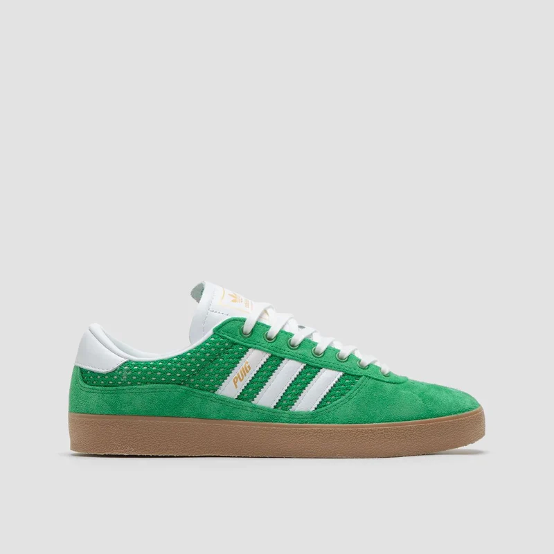 adidas Puig Indoor Shoes - Green/Ftwr White/Gum4 8.5uk / Green/Ftwr White/Gum4
