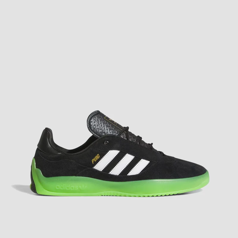 adidas Puig Shoes - Core Black/Ftwr White/Semi Solar Green 13uk / Core Black/Ftwr White/Semi Solar Green