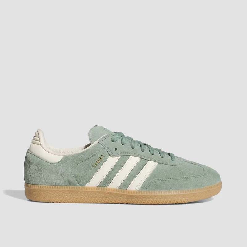 adidas Samba Shoes - Silver Green/Wonder White/Gold Met. 9.5uk / Silver Green/Wonder White/Gold Met.