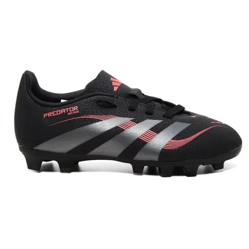 Chuteira de Campo Adidas Predator Club Juvenil Preta 34