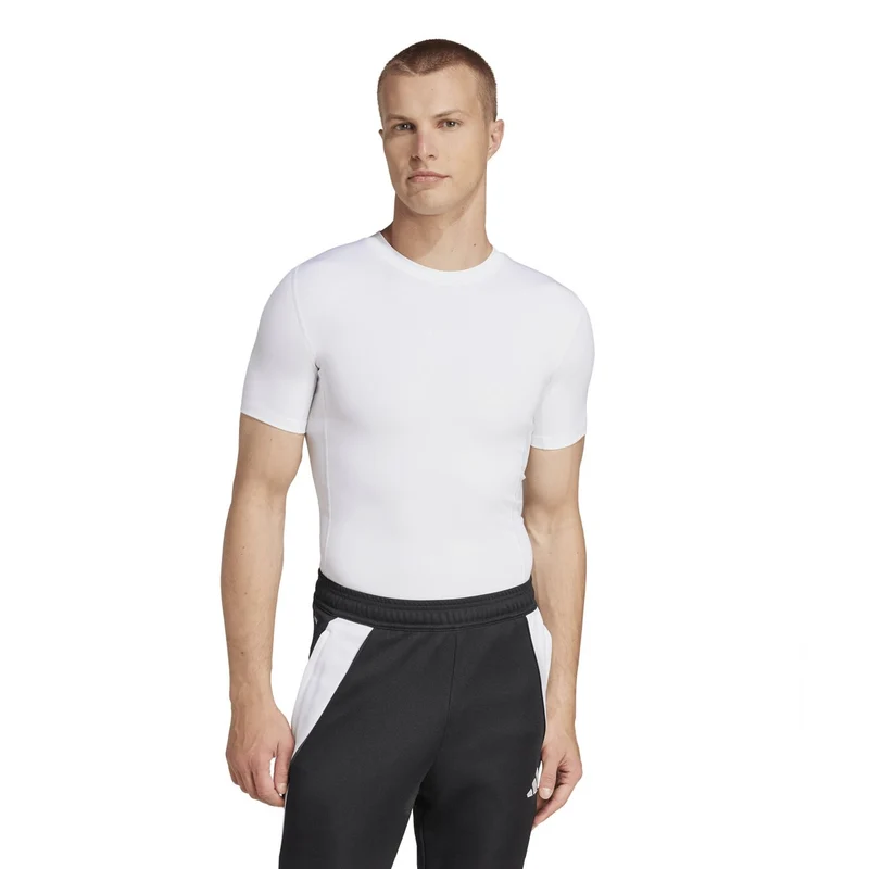 T-Shirt Uomo Adidas Techfit Bianco L