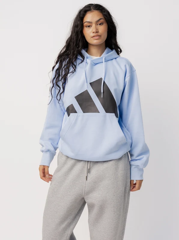 Big Logo Fleece Hoodie Unisex BLU/BLU / S