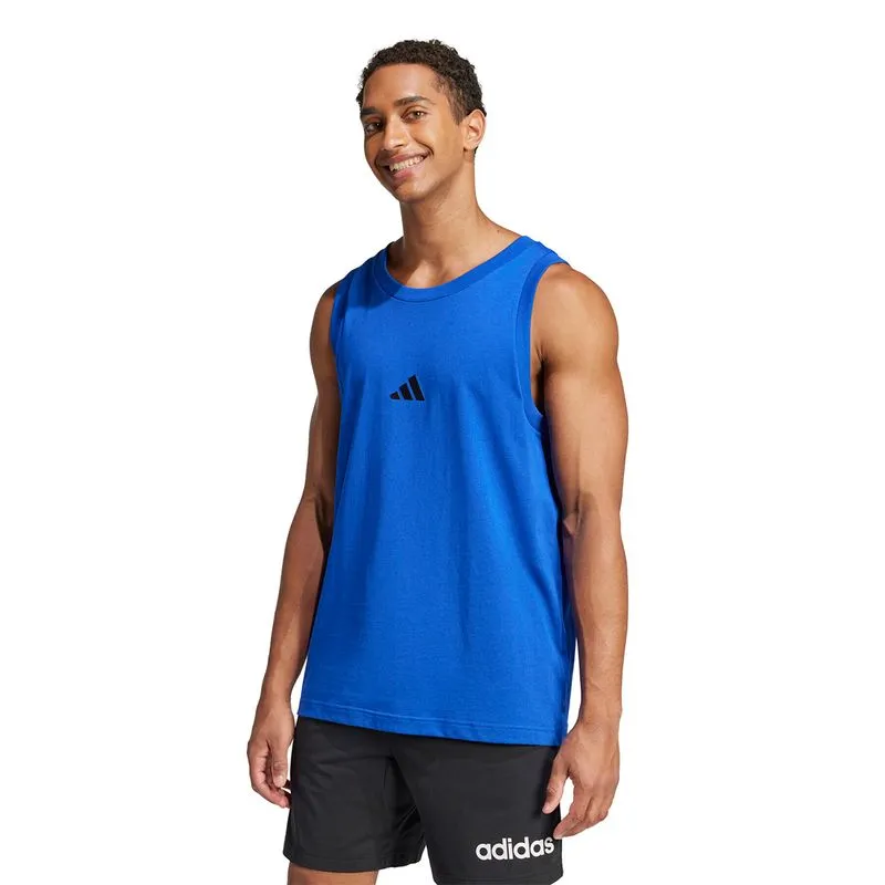 Regata Masculina Adidas Logo ROYBLUBLACK GRD