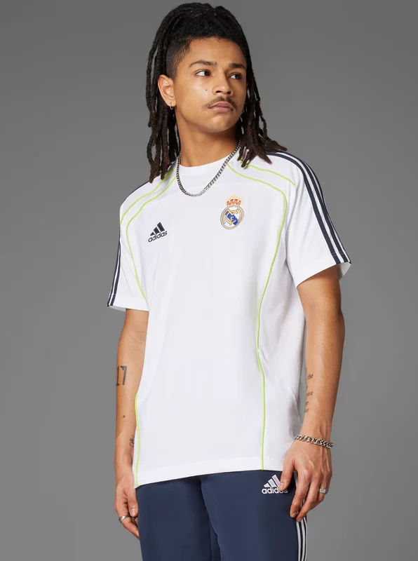 Real Madrid UBP Tee WHT/WHT / XS