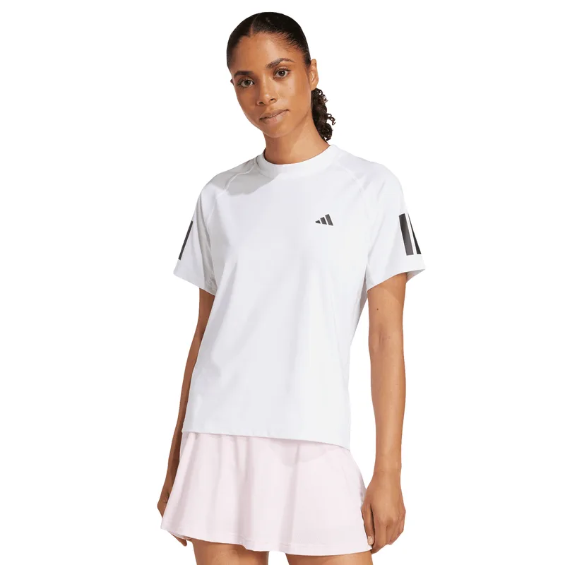 Playera adidas Tennis Club Climacool 3 Stripes Mujer JN7094 ECH