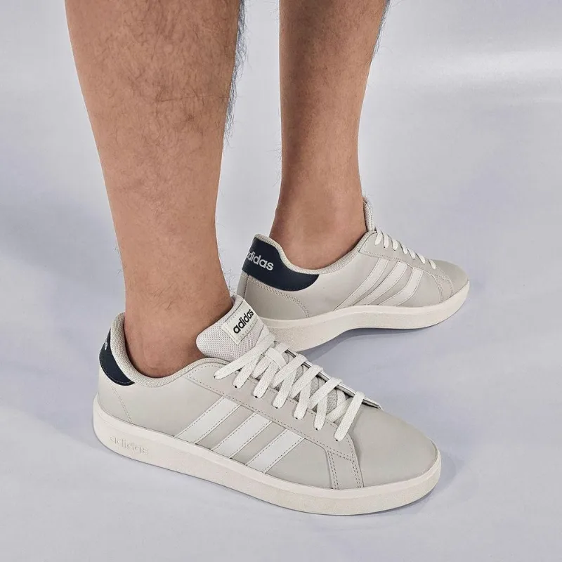 Tênis Adidas Masculino Grand Court Base 2.0 41 / Offwhite