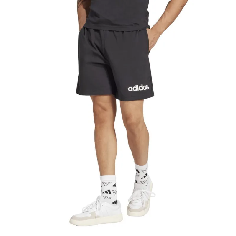 Short Adidas Essentials Logo Linear Masculino M / Preto
