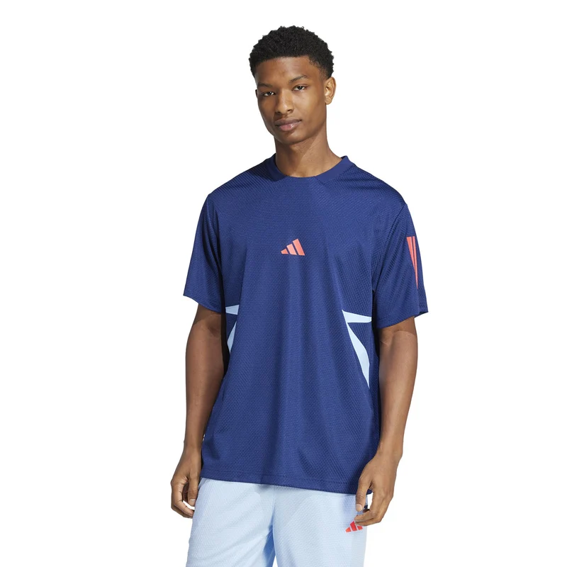 T-Shirt Uomo Adidas House of Tiro Colourblock Blu S