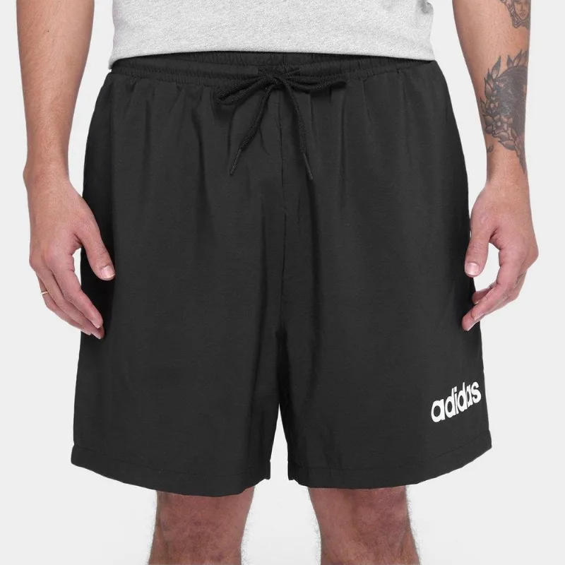 Short Adidas Chelsea Logo Linear Masculino - Masculino - Preto+Branco