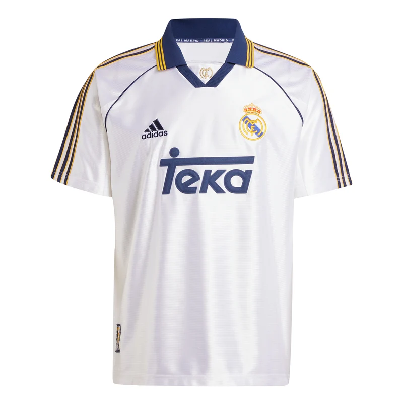 Real Madrid Adult 1999 Home Jersey XS