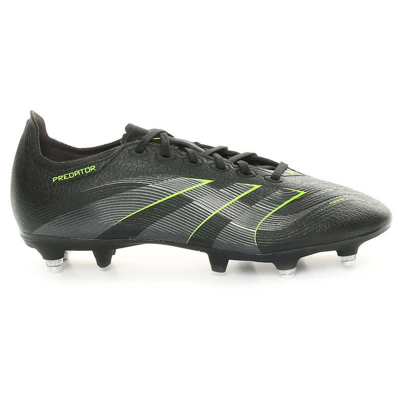 Scarpa da Calcio Uomo Adidas Predator League Terreni Morbidi Nero Lime 43 1/3