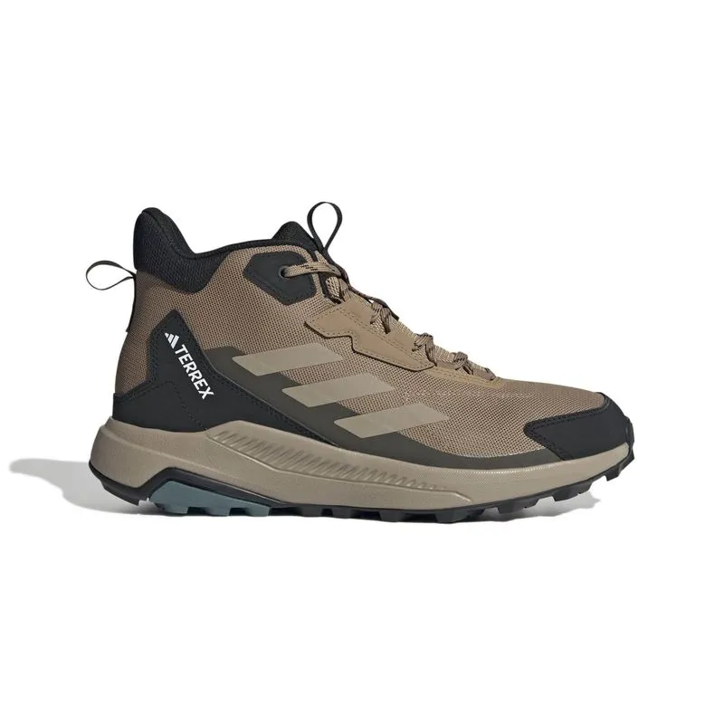 Bota de trilha Masculina Adidas Terrex Anylander Cano Médio Cinza, 40 BR