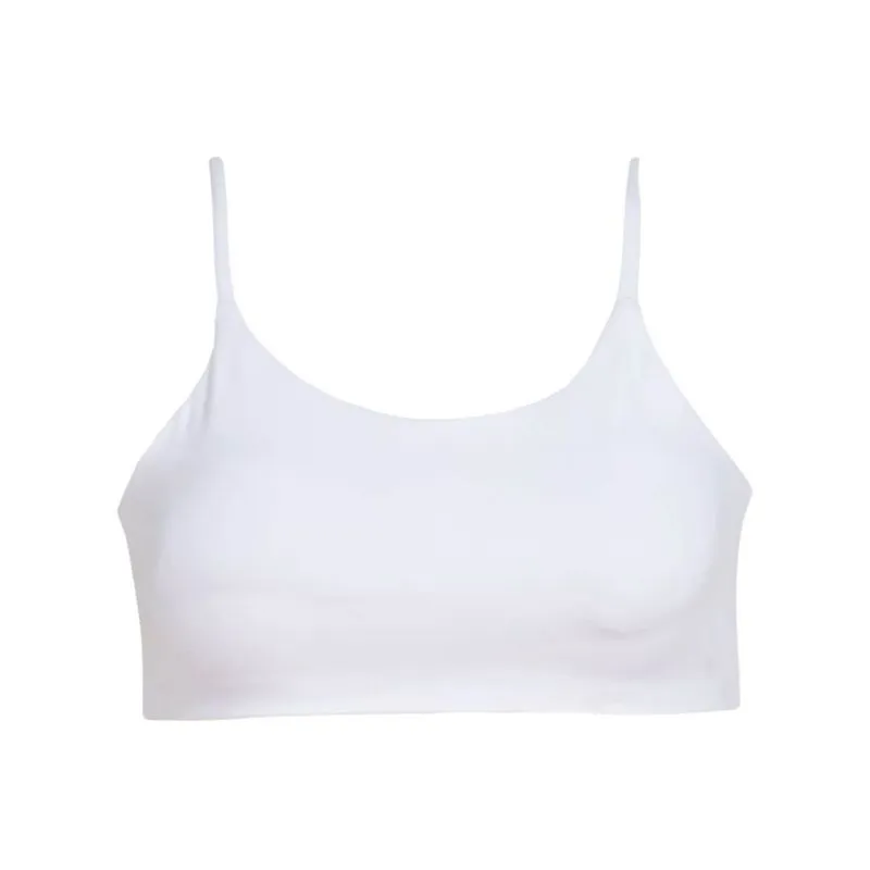 Top Feminino Adidas Jw4433 Essentials Suporte Leve GG / Branco