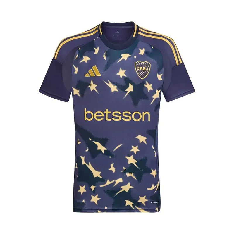 Camiseta Adidas Boca Juniors Tercer Uniforme 25/26 Talle: L - Color: Azul/Amarillo