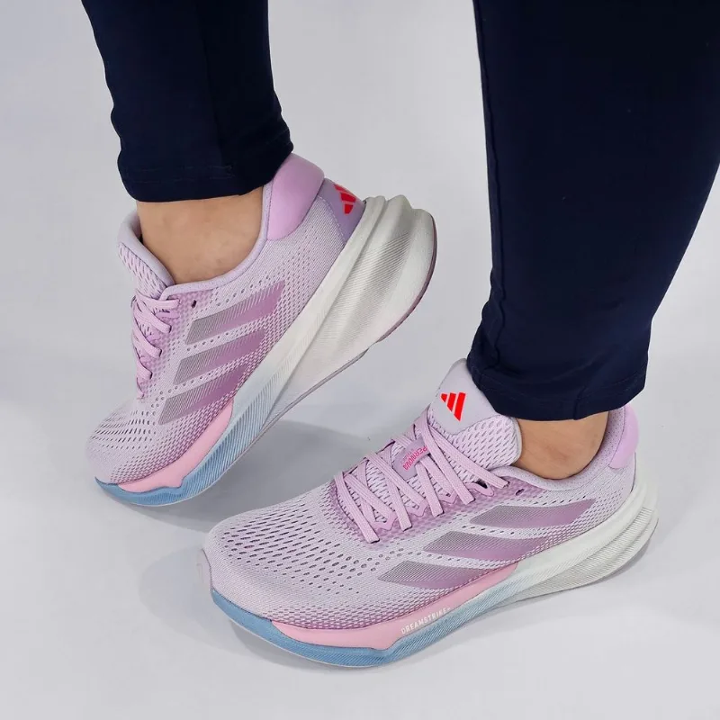 Tênis Adidas Feminino Supernova Stride 2 Corrida Lilas