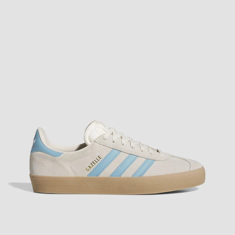 adidas Gazelle ADV Shoes - Wonder White/Preloved Blue/Gum4 4uk / Wonder White/Preloved Blue/Gum4