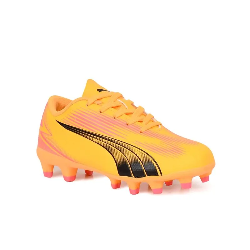 Botin Puma Ultra Play FG/AG Talle: 28 - Color: Amarillo/Negro/Fucsia