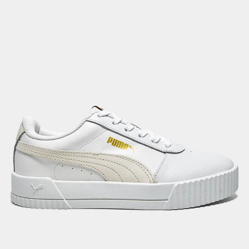 Tênis Puma Carina Lux Bdp Feminino - Feminino - Branco+Areia