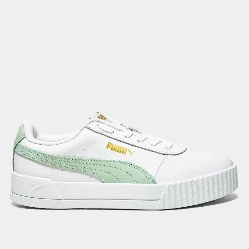 Tênis Puma Carina Lux Bdp Feminino - Feminino - Branco+Verde