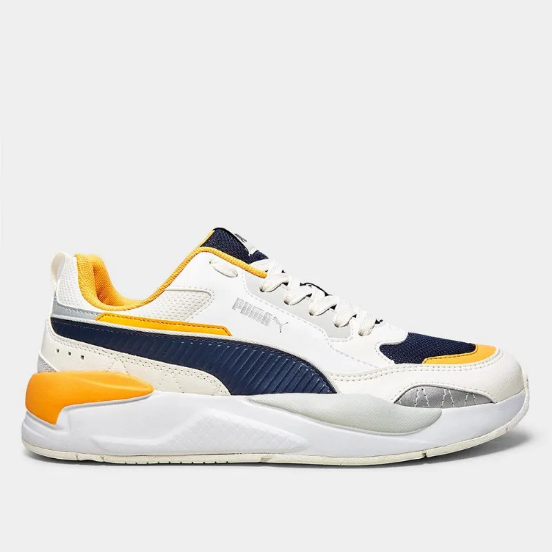 Tênis Puma X-Ray 2 Square Bdp - Masculino - Branco+Laranja