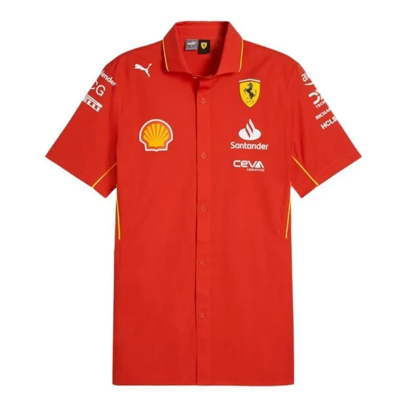 Camisa Puma Scuderia Ferrari Team Masculina 3GG / Vermelho