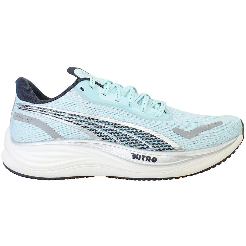 Puma Velocity Nitro 3 Womens Light Blue Running Shoes 3
