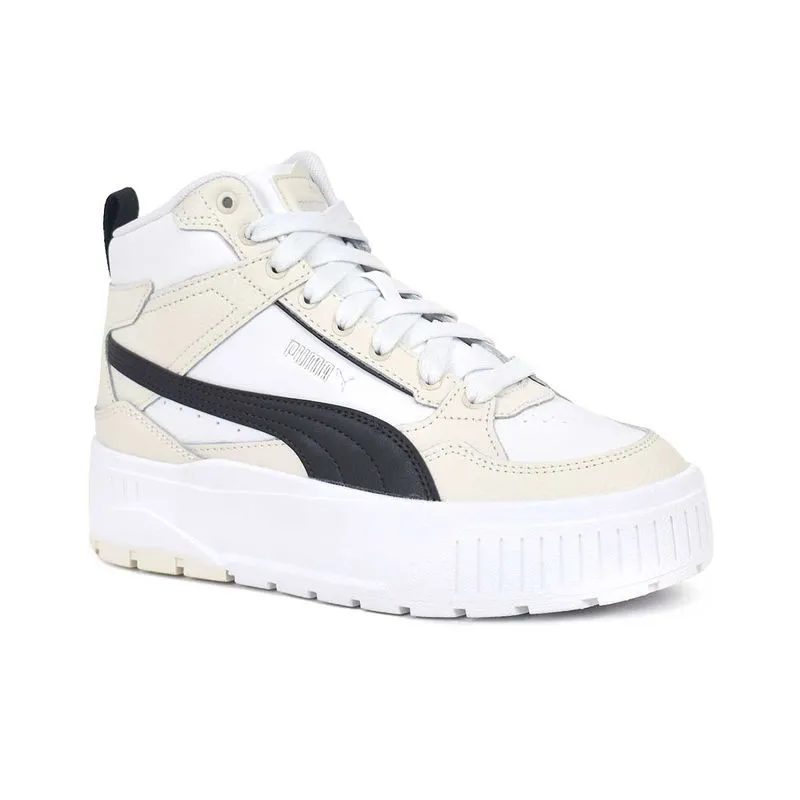 Zapatilla Puma Karmen II idol Mid Talle: 36 - Color: Blanco/Negro