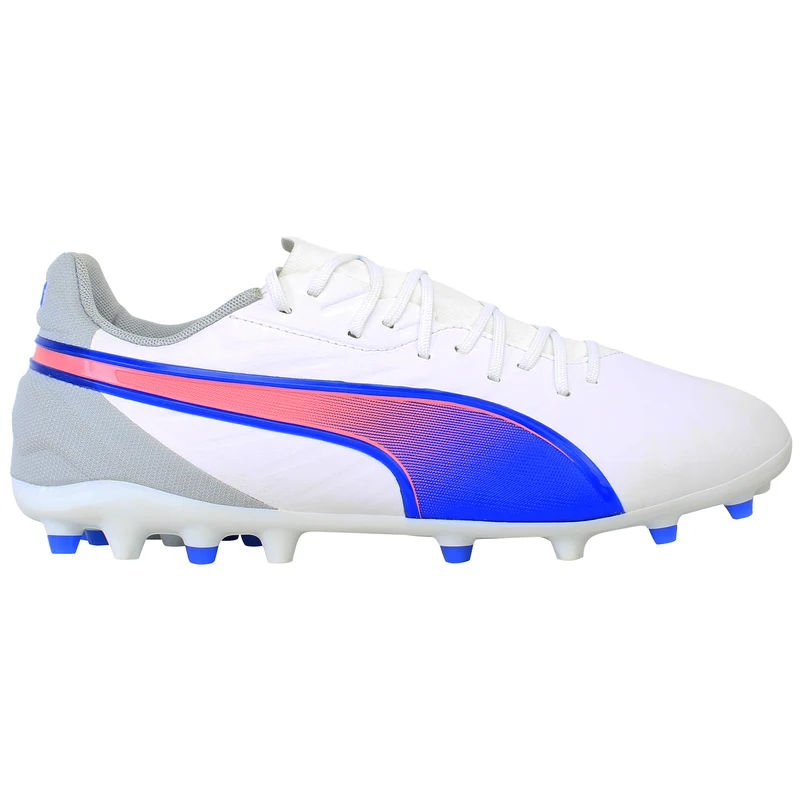 Puma King Match MG Mens White Football Boots 7.5
