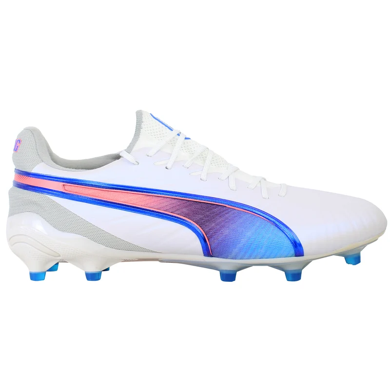 Puma King Ultimate FG/AG Mens White Football Boots 6